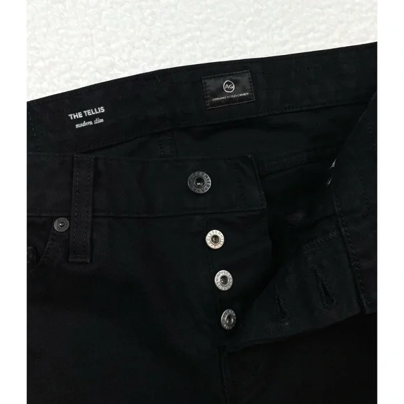 AG • The Tellis Black Modern Slim Jeans